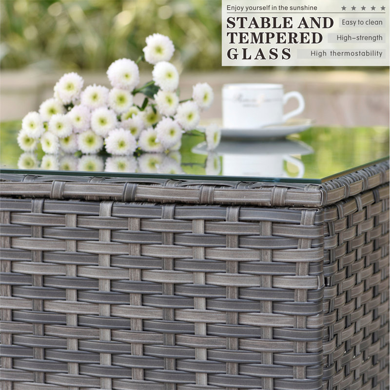 Latitude Run® 5 Piece Sectional Seating Group with Cushions & Reviews